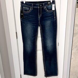 NWT Women’s Silver Suki Slim Boot Cut Jeans